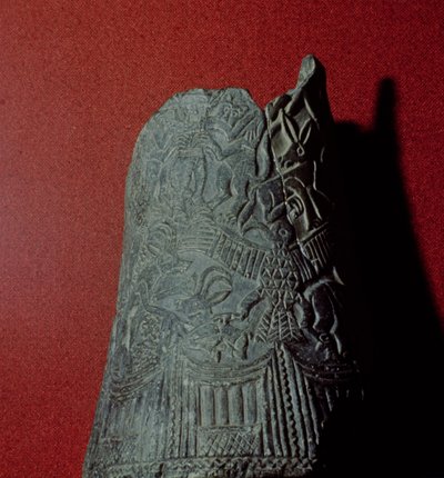 Vaso, da Uruk (ora Warka, Iraq) 3° millennio a.C. da Mesopotamian